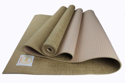 Jute Premium Eco Yoga Mat - Beige