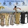 Tactical Hydration Pack 3L Water Bladder Adjustable Water Drink Backpack - Military - 3L