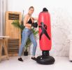 Free Standing Inflatable Punching Bag, Adults Teenage Fitness Sport Stress Relief Boxing Target, Heavy Training Bag - red